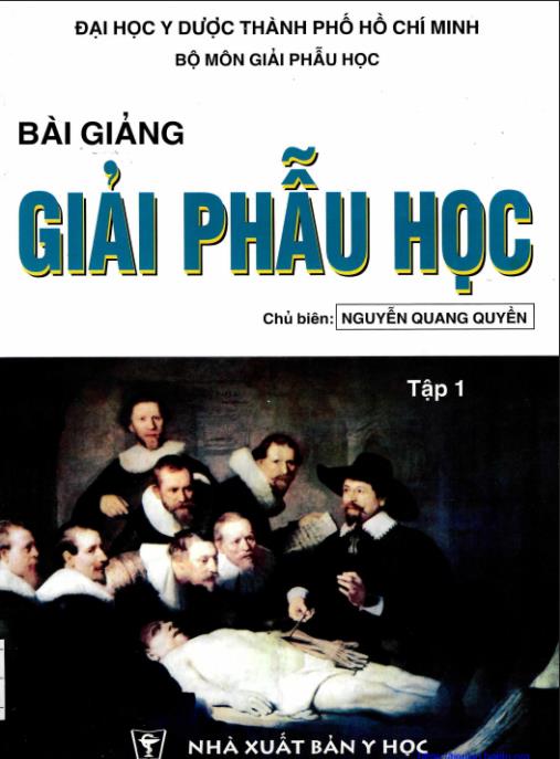 Bài Giảng Giải Phẫu Học Tập 1