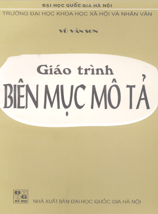 Giáo Trình Biên Mục Mô Tả –