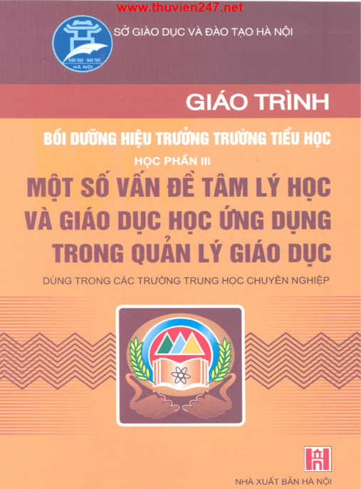 Giáo Trình Bồi Dưỡng Hiệu Trưởng Trường Tiểu Học – Học Phần 3