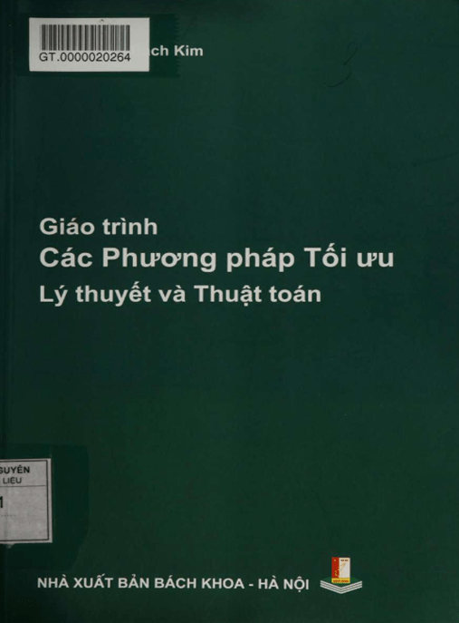 Giáo Trình Các Phương Pháp Tối Ưu – Lý Thuyết Và Thuật Toán