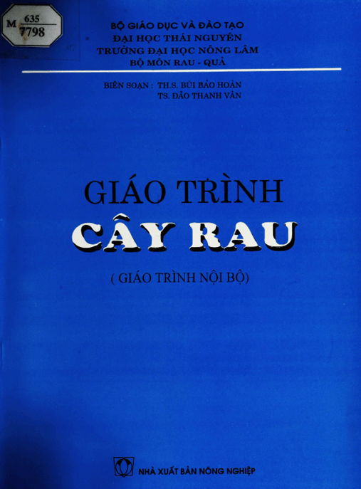 Giáo Trình Cây Rau –