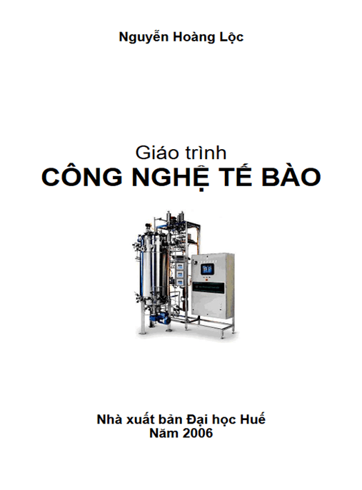 Giáo Trình Công Nghệ Tế Bào –