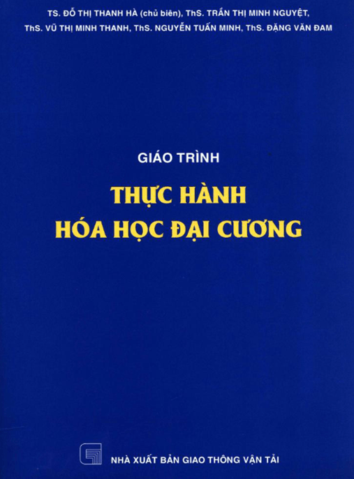 Giáo Trình Thực Hành Hóa Học Đại Cương –