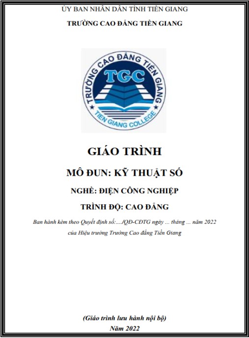 Giáo trình mô đun Kỹ thuật số