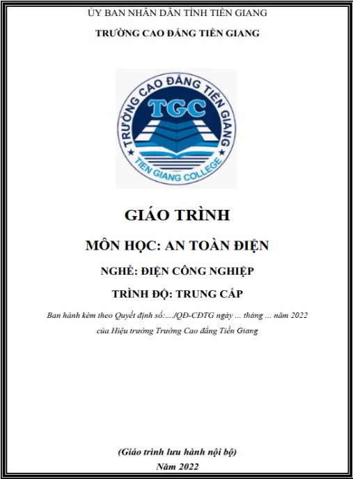 Giáo trình môn học An toàn điện