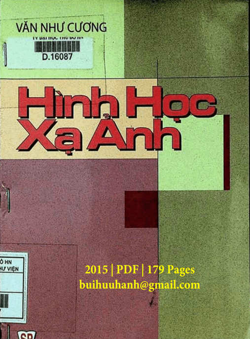 Hình Học Xạ Ảnh –