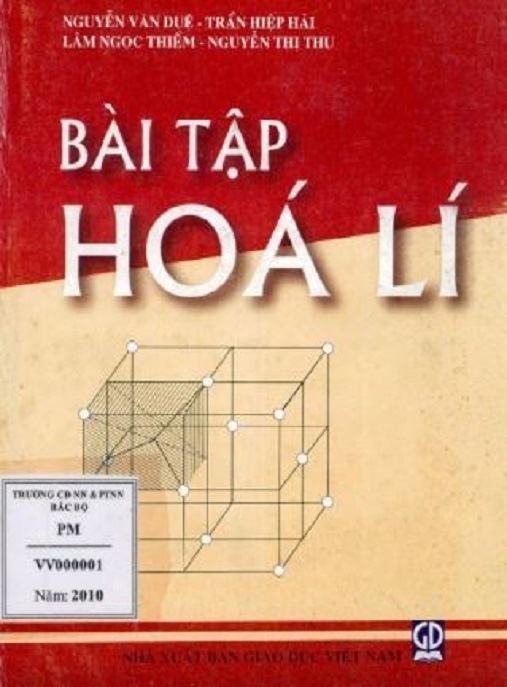 Bài Tập Hóa Lý