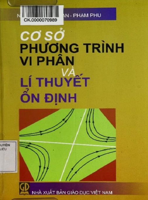 Cơ Sở Phương Trình Vi Phân Và Lý Thuyết Ổn Định