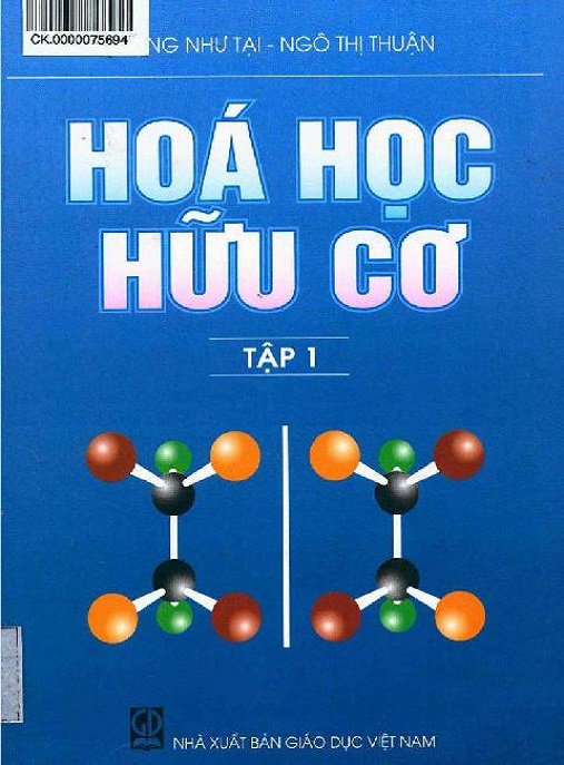 Hóa Học Hữu Cơ Tập 1