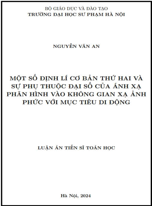 Một số định lí cơ bản thứ hai và sự phụ thuộc đại số của ánh xạ phân hình vào không gian xạ ảnh phức với mục tiêu di động