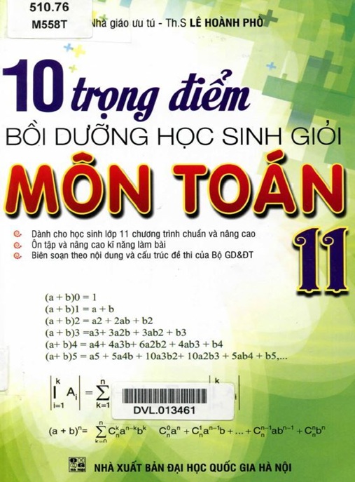 10 Trọng Điểm Bồi Dưỡng Học Sinh Giỏi Môn Toán Lớp 11