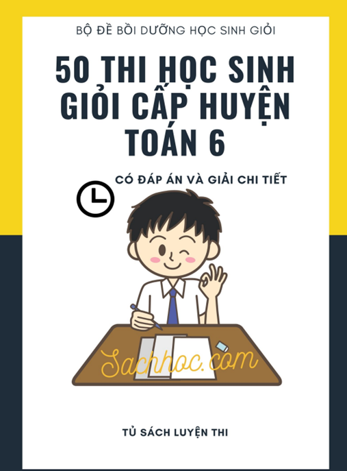 50 Đề Thi Học Sinh Giỏi Cấp Huyện Toán Lớp 6 Có Đáp Án Và Giải Chi Tiết