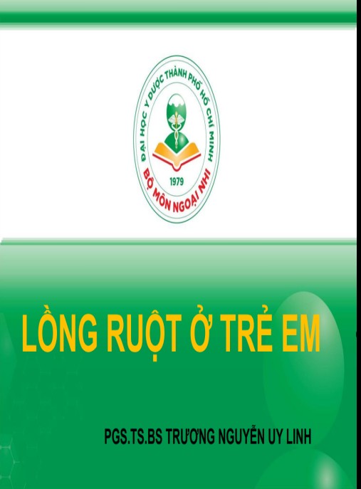 Bài giảng Lồng ruột ở trẻ em