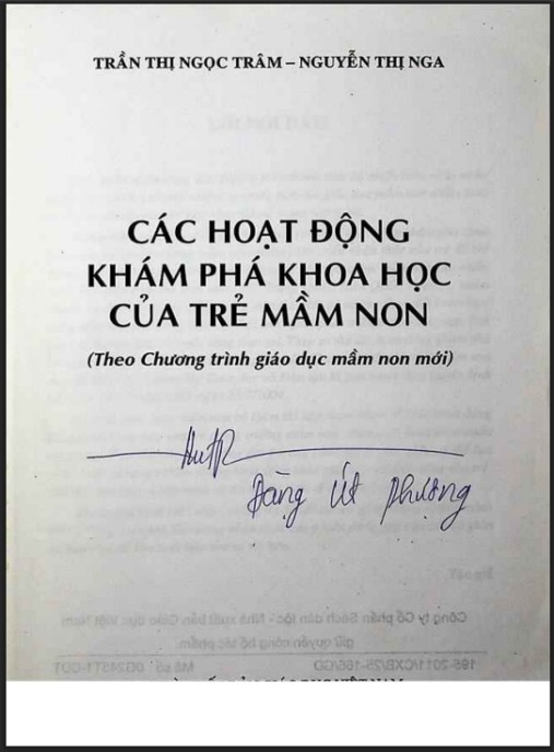 Các hoạt động khám phá khoa học của trẻ mầm non – Phần 1