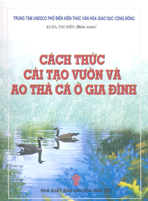 Cách Thức Cải Tạo Vườn Và Ao Thả Cá Gia Đình