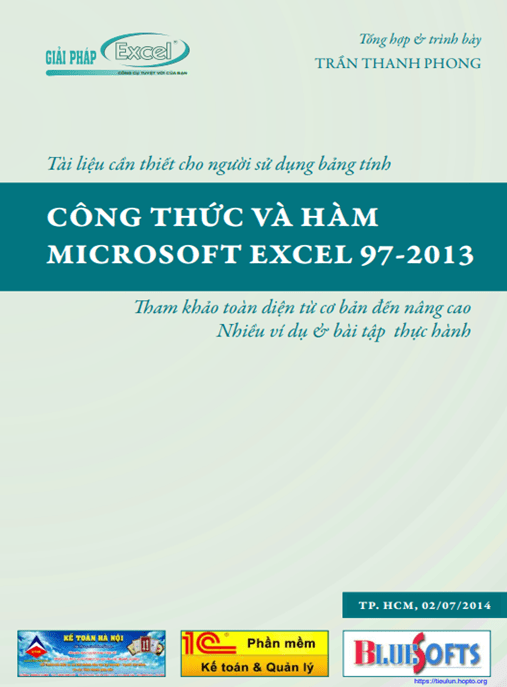 – Công Thức Và Hàm Microsoft Excel 97 2013