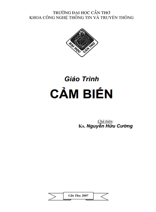Giáo Trình Cảm Biến
