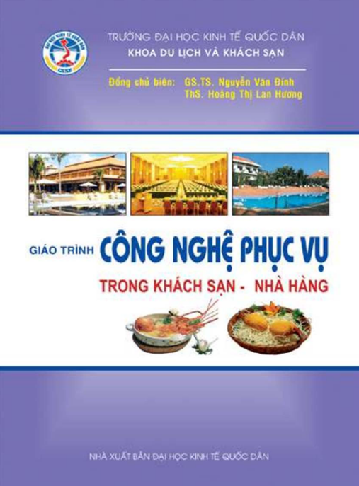 Giáo Trình Công Nghệ Phục Vụ Trong Khách Sạn Nhà Hàng