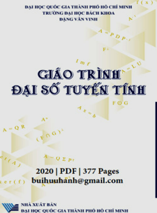 Giáo Trình Đại Số Tuyến Tính