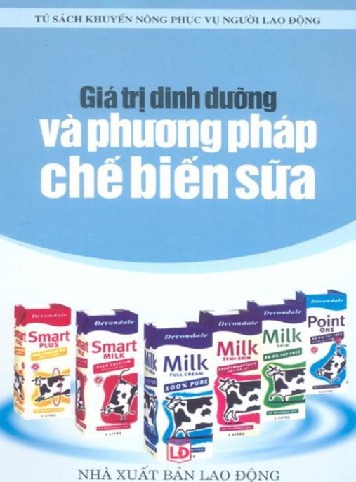 Giáo Trình Dinh Dưỡng Và Phương Pháp Chế Biến Sữa