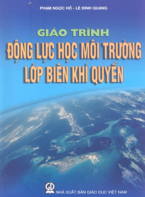 Giáo Trình Động Lực Học Môi Trường Lớp Biên Khí Quyển