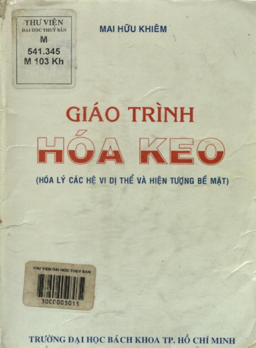 Giáo Trình Hóa Keo