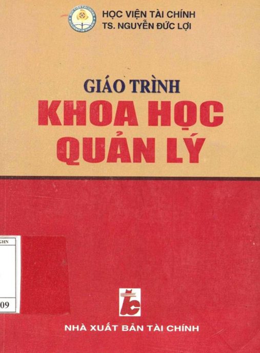 Giáo Trình Khoa Học Quản Lý