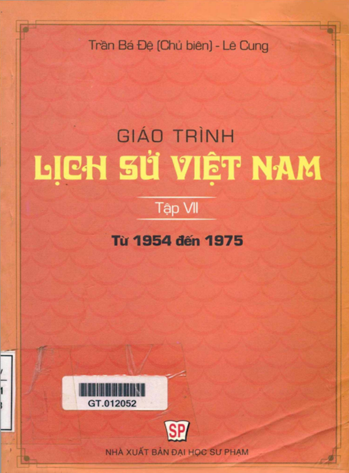 Giáo Trình Lịch Sử Việt Nam Tập 7 – Từ 1954 Đến 1975