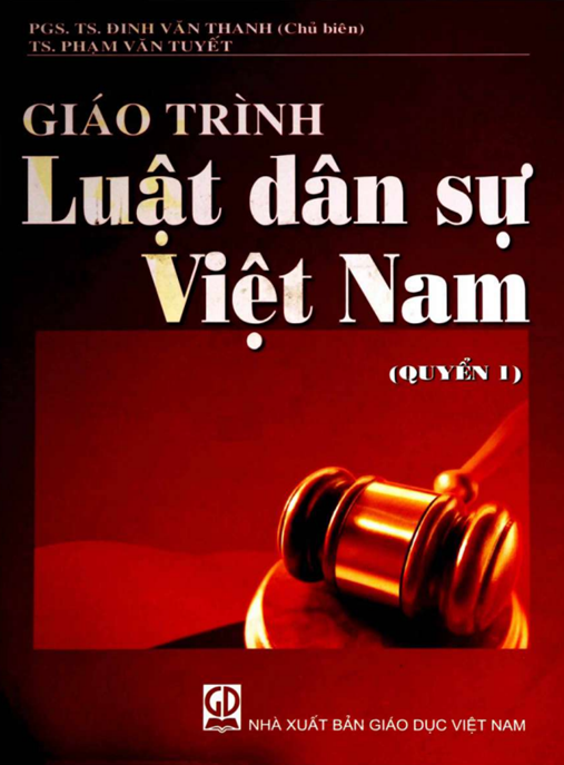 Giáo Trình Luật Dân Sự Việt Nam Tập 1