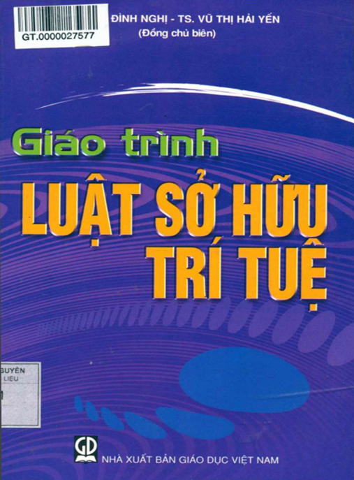 Giáo Trình Luật Sở Hữu Trí Tuệ