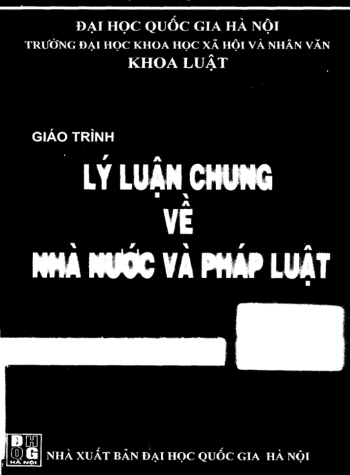 Giáo Trình Lý Luận Chung Về Nhà Nước Và Pháp Luật