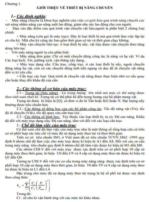Giáo Trình Máy Nâng Chuyển