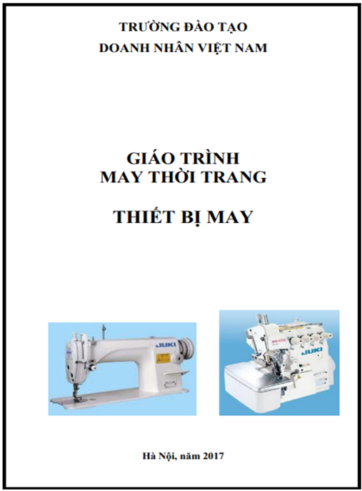 Giáo Trình May Thời Trang Thiết Bị Máy