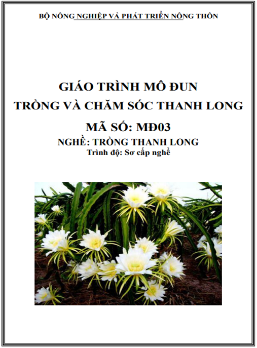 Giáo Trình Mô Đun Trồng Và Chăm Sóc Thanh Long