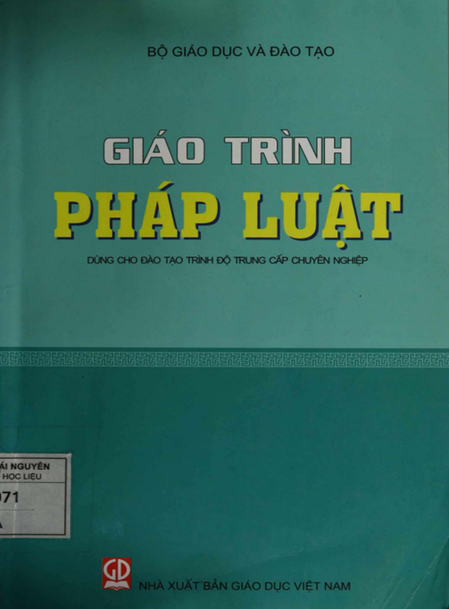 Giáo Trình Pháp Luật