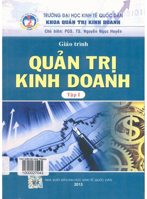 Giáo Trình Quản Trị Kinh Doanh Tập 1