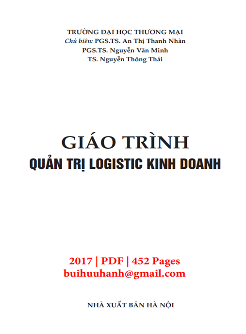 Giáo Trình Quản Trị Logistic Kinh Doanh