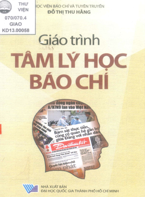 Giáo Trình Tâm Lý Học Báo Chí