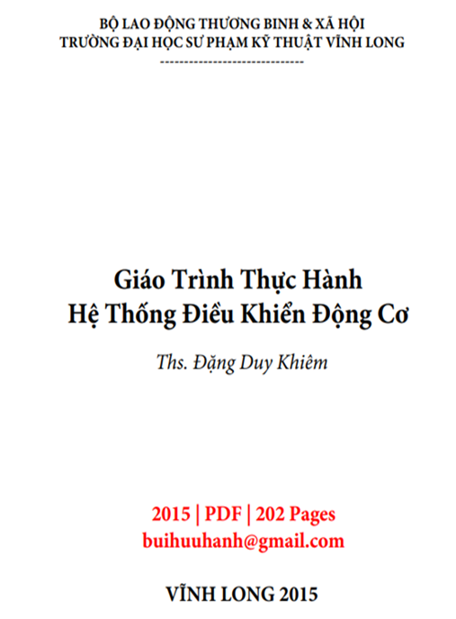 Giáo Trình Thực Hành Hệ Thống Điều Khiển Động Cơ
