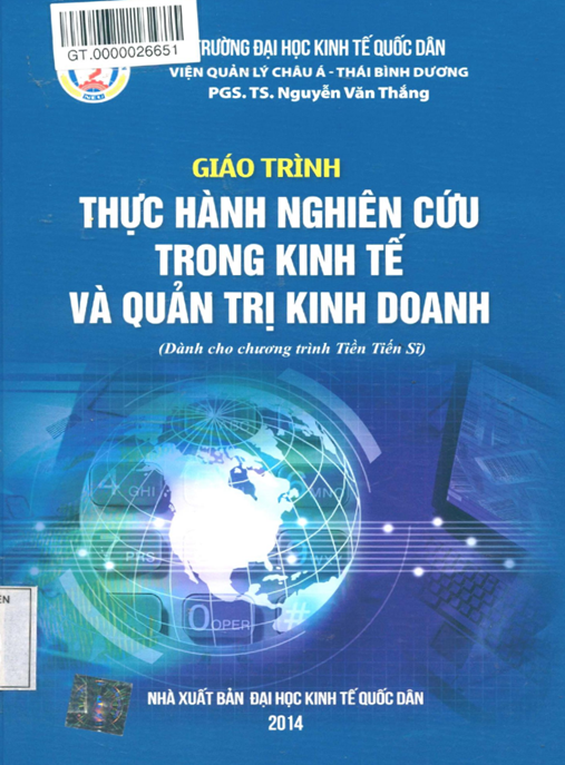 Giáo Trình Thực Hành Nghiên Cứu Trong Kinh Tế Và Quản Trị Kinh Doanh