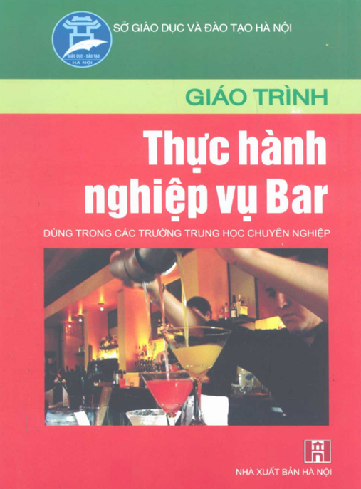 Giáo Trình Thực Hành Nghiệp Vụ Bar