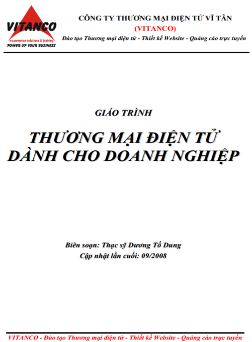 Giáo Trình Thương Mại Điện Tử Dành Cho Doanh Nghiệp