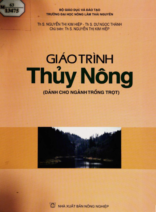 Giáo Trình Thủy Nông