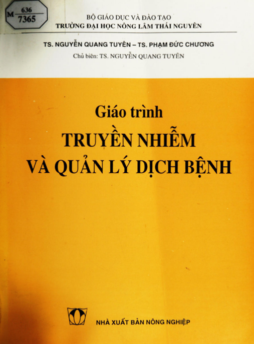 Giáo Trình Truyền Nhiễm Và Quản Lý Dịch Bệnh