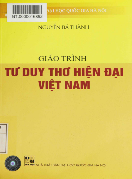 Giáo Trình Tư Duy Thơ Hiện Đại Việt Nam