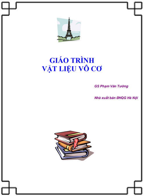 Giáo Trình Vật Liệu Vô Cơ