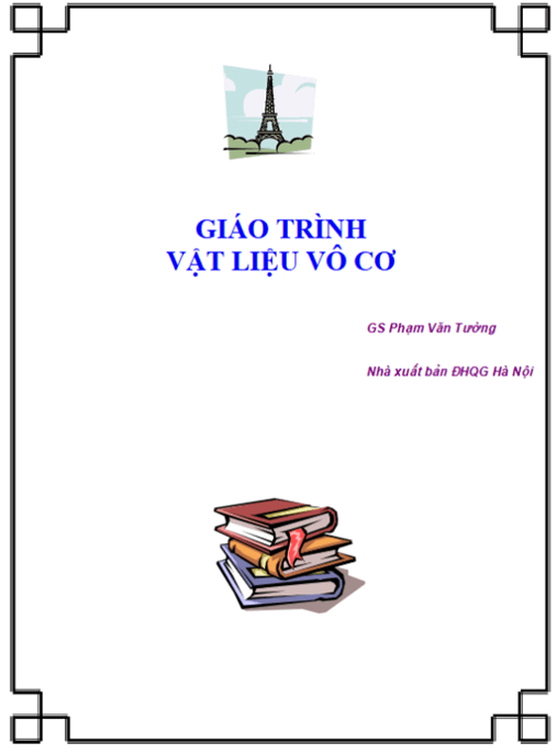 Giáo Trình Vật Liệu Vô Cơ