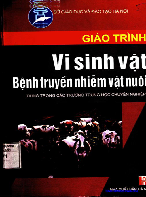 Giáo Trình Vi Sinh Vật – Bệnh Truyền Nhiễm Vật Nuôi