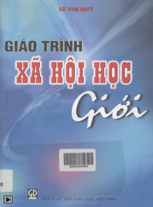 Giáo Trình Xã Hội Học Giới