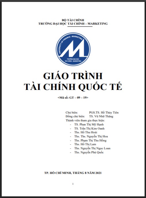 Giáo trình Tài chính quốc tế – Phần 2